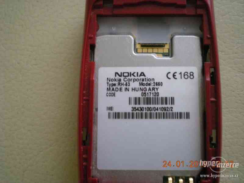 Nokia 2650 - plně funkční telefony z r.2004 od 350,-Kč - foto 14