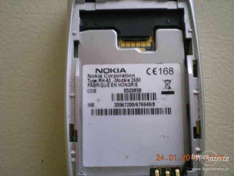 Nokia 2650 - plně funkční telefony z r.2004 od 350,-Kč - foto 28
