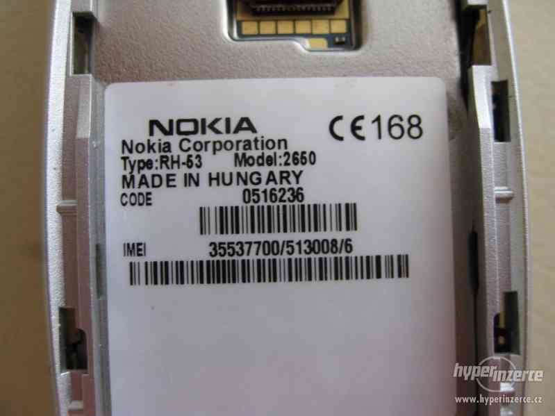 Nokia 2650 - plně funkční telefony z r.2004 od 350,-Kč - foto 38