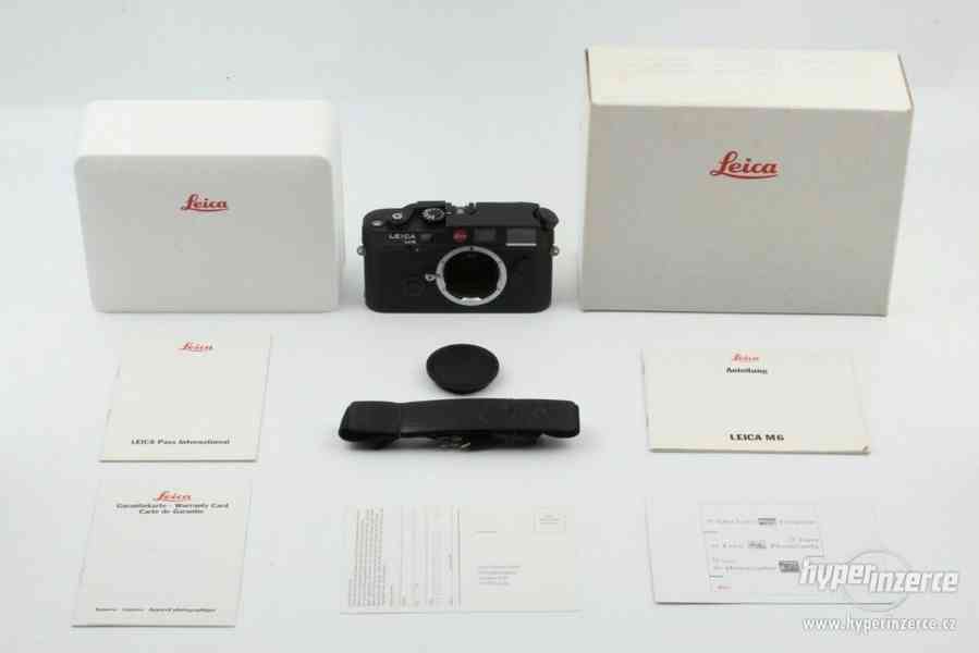 Leica M6 0,72 ČERNÝ dálkoměr 35mm filmová kamera JAPAN - foto 1