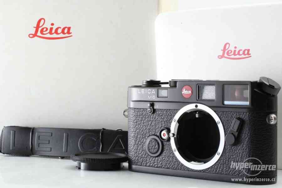 Leica M6 0,72 ČERNÝ dálkoměr 35mm filmová kamera JAPAN - foto 2