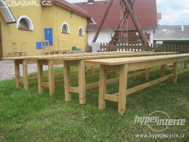 Nabízím krásné smrkové lavice - foto 3