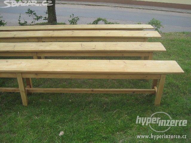 Nabízím krásné smrkové lavice - foto 5