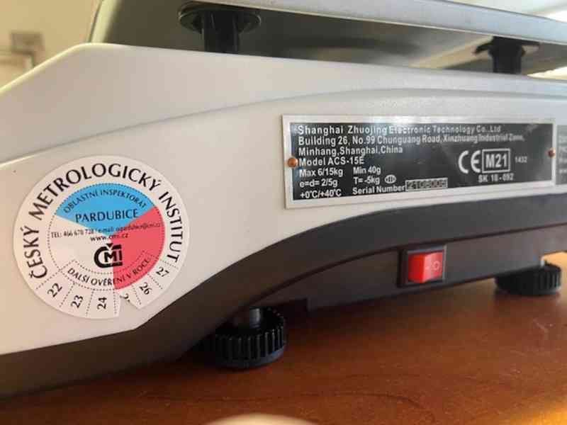 Cejchované váhy do obchodu do 15 kg - foto 3