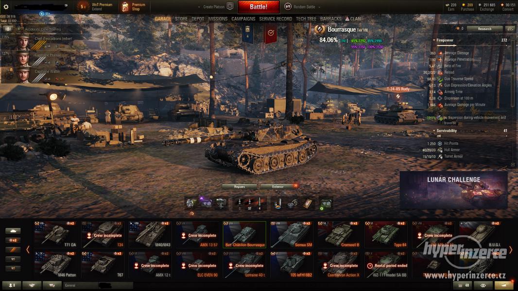 WOT UCET-Obj. 907, FIALOVE STATISTIKY - foto 4