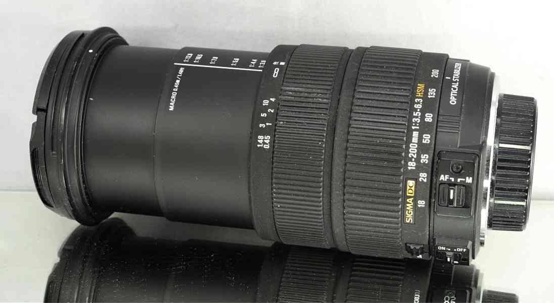 pro Nikon - Sigma DC 18-200mm 1:3.5-6.3 HSM OS **APS-C zoom* - foto 9
