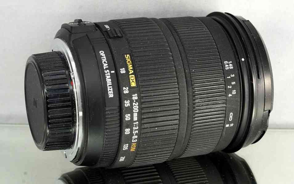 pro Nikon - Sigma DC 18-200mm 1:3.5-6.3 HSM OS **APS-C zoom* - foto 7