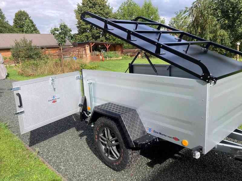 Přívěsný Vozík OFFROAD CAMPING s Nosičem na Stan Böckmann  - foto 16
