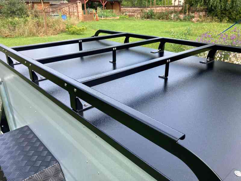 Přívěsný Vozík OFFROAD CAMPING s Nosičem na Stan Böckmann  - foto 11