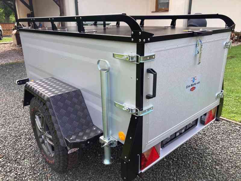 Přívěsný Vozík OFFROAD CAMPING s Nosičem na Stan Böckmann  - foto 12