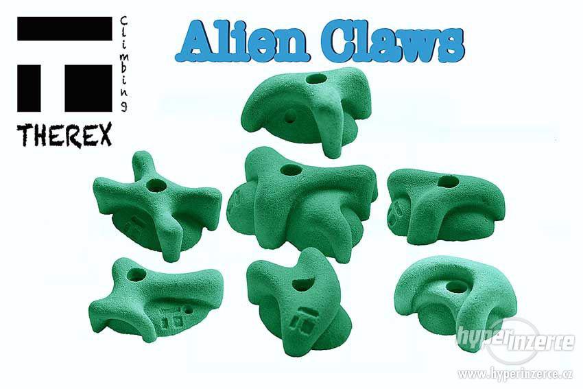 Lezecké chyty THEREX Alien Claws Set - Light Green - foto 1
