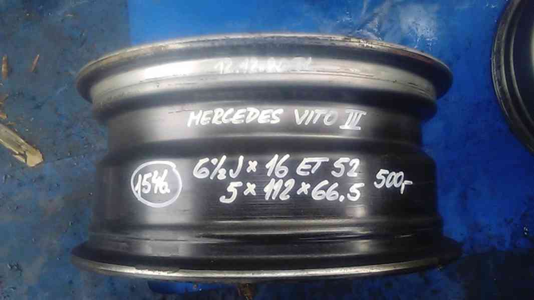 Plech. disky 16" Mercedes Vito III. - foto 2