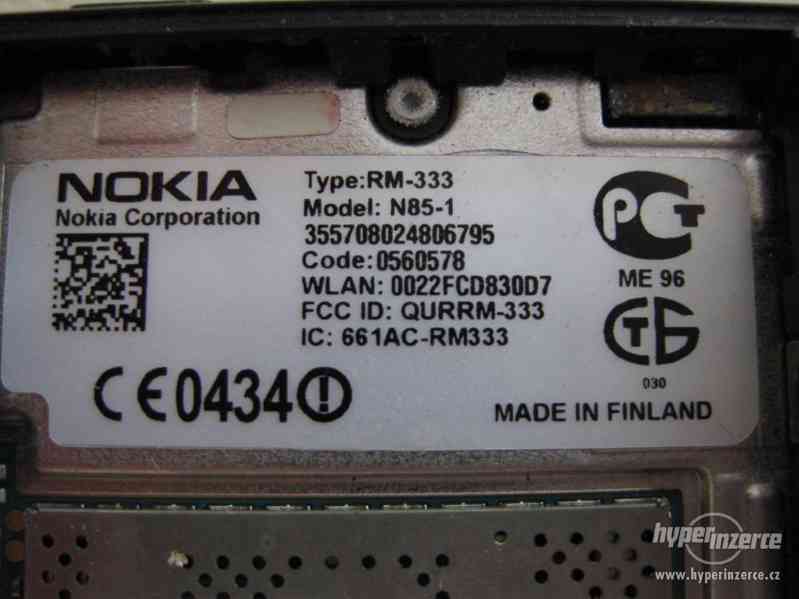 Nokia N85 - plně funkční výsuvný mobilní telefon z r.2008 - foto 14