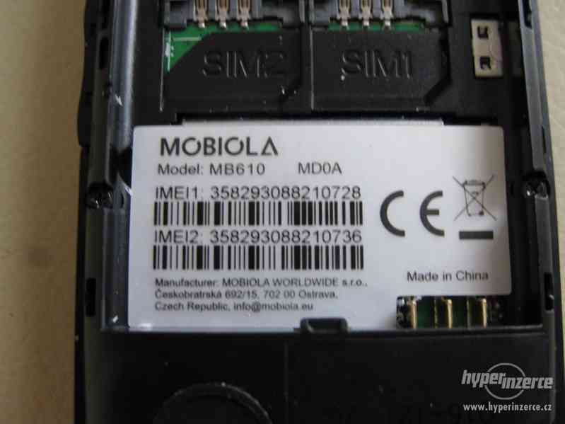 MOBIOLA MB610 - plně funkční tel. na dvě SIM karty s SOS - foto 13