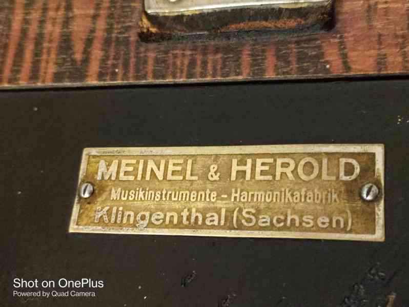  HELIGONKA 1930 - MEINEL&HEROLD KLINGENTHAL SACHSEN  - foto 10