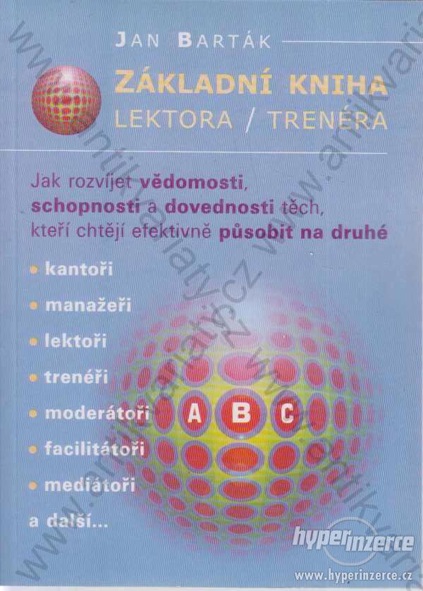 Základní kniha lektora - Trenéra Jan Barták 2003 - foto 1