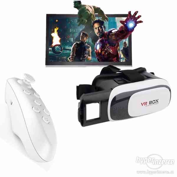 VR BOX brýle virtuální realita Cardboard ovladač - foto 7