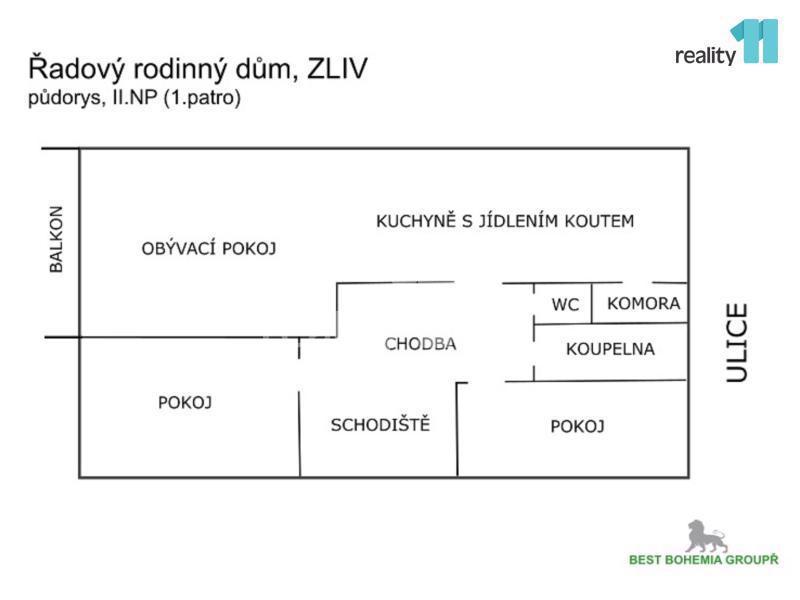 Dvougenerační řadový rodinný dům Zliv  6+2 - foto 5