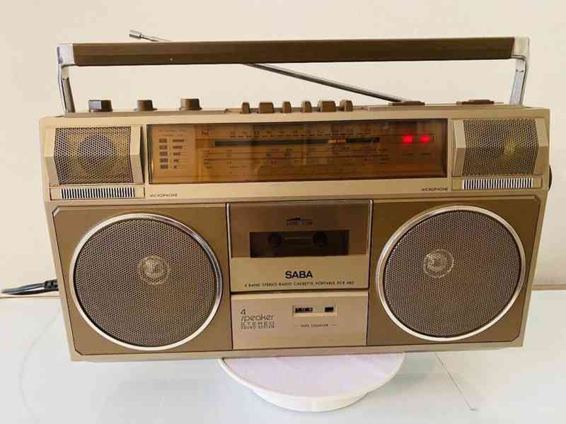 Radiomagnetofon Saba RCR 480, rok 1983 - foto 4