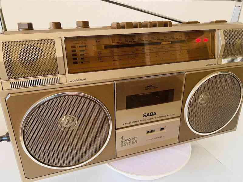 Radiomagnetofon Saba RCR 480, rok 1983 - foto 11
