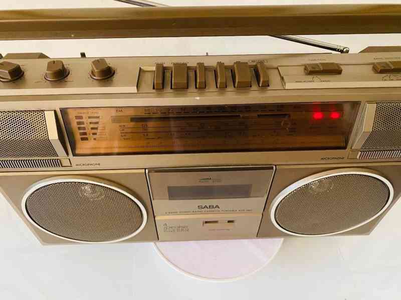 Radiomagnetofon Saba RCR 480, rok 1983 - foto 13