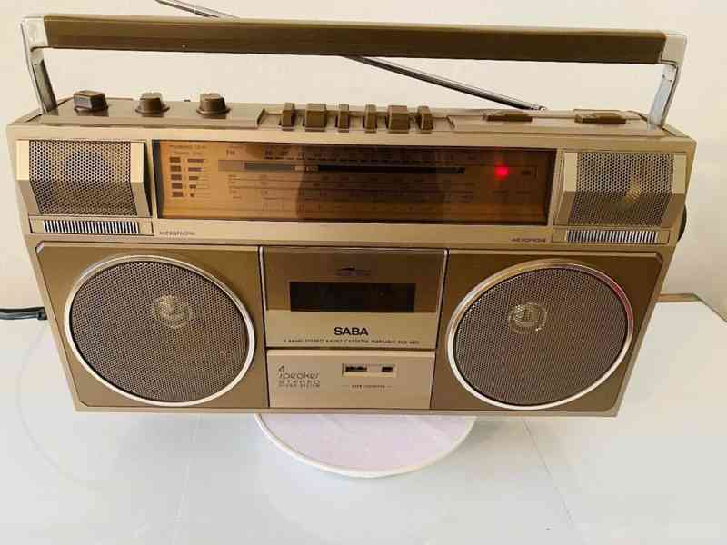 Radiomagnetofon Saba RCR 480, rok 1983 - foto 7
