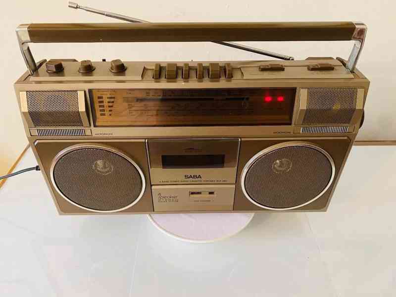 Radiomagnetofon Saba RCR 480, rok 1983 - foto 12