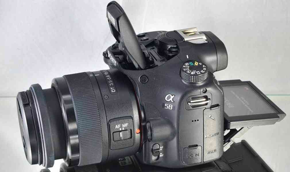 Sony SLT-A58 +Objektiv DT18-55mm *Brašna*3650 Exp. - foto 7