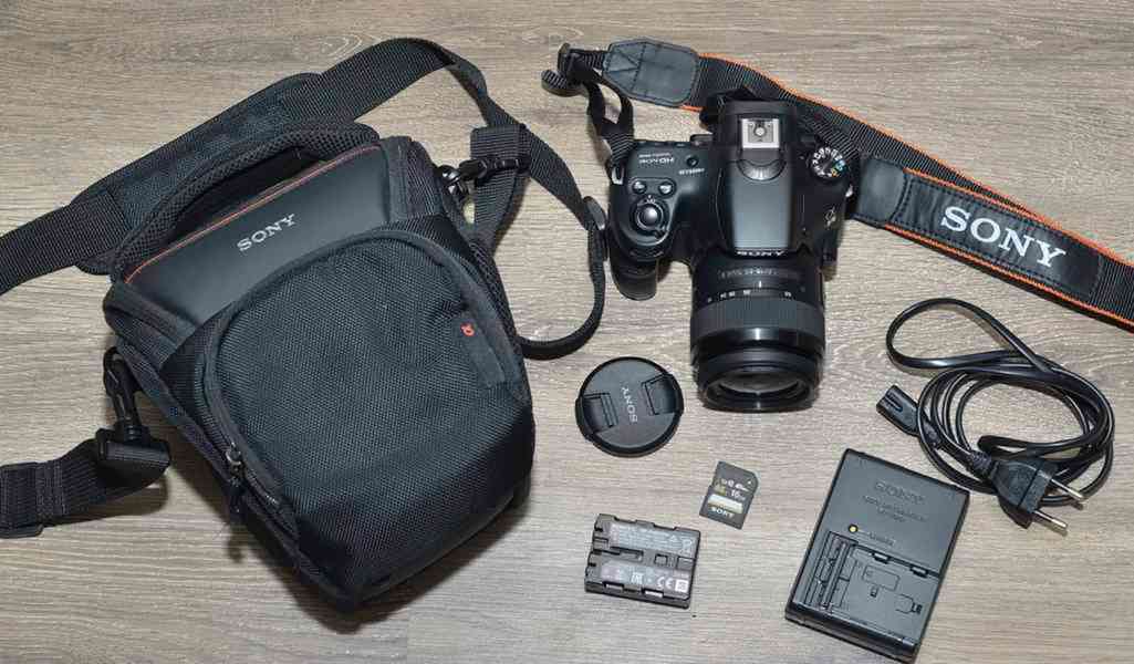 Sony SLT-A58 +Objektiv DT18-55mm *Brašna*3650 Exp. - foto 3