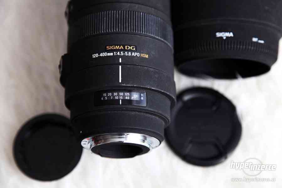Teleobjektiv Sigma DG pro Canon 120-400mm 1:4,5-5,6 APO HSM - foto 4