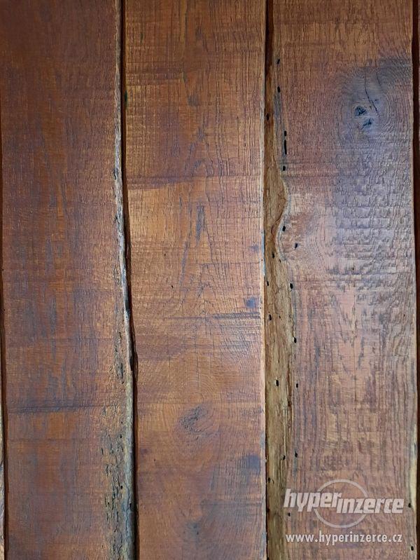 Dubové rustikální dveře, nové - foto 3