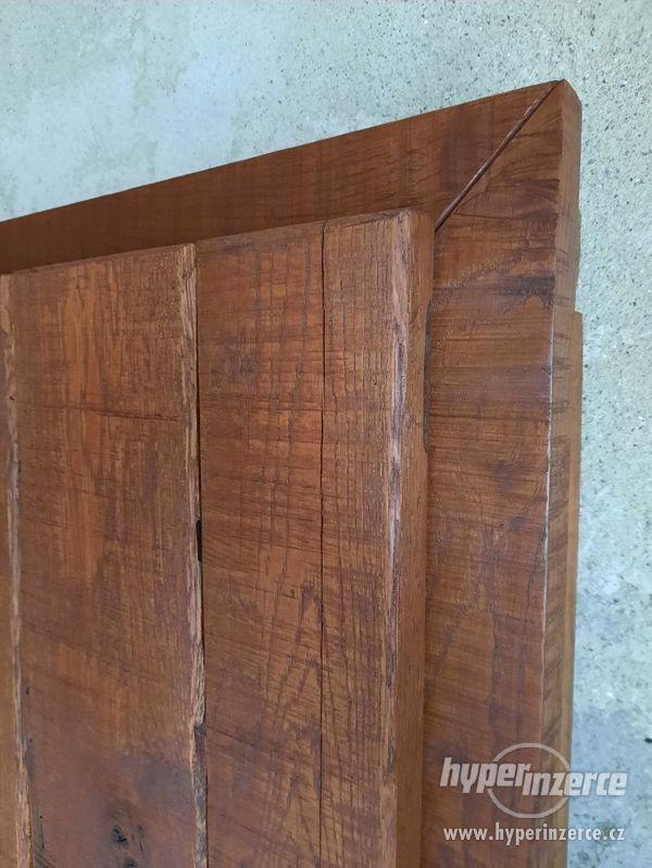 Dubové rustikální dveře, nové - foto 4