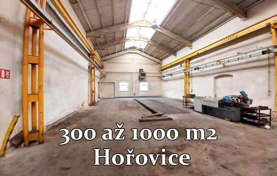 Nájem skladové haly, možno 300 až 1000 m2, HOŘOVICE (Exit D5 - foto 1