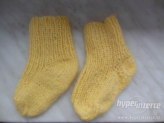 teplé pletené ponožky - foto 2