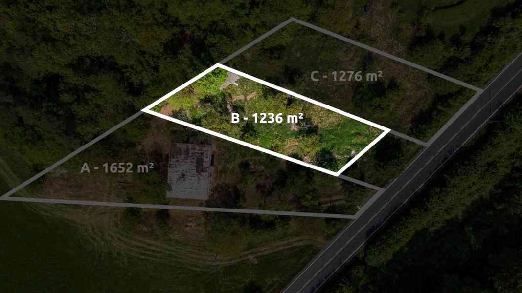 Stavební pozemek Veliny 1236m2 - foto 5