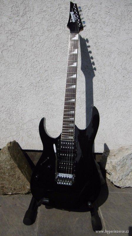 Levoruká elektrická kytara IBANEZ GRG 170DXL BKN - foto 1