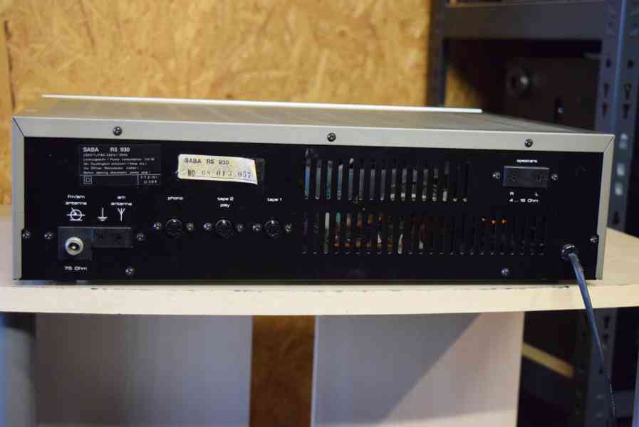 SABA RS-930 VÝBORNÝ VINTAGE STEREO RECEIVER !!  - foto 6