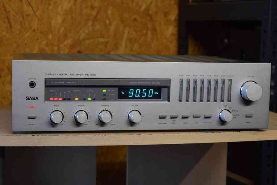SABA RS-930 VÝBORNÝ VINTAGE STEREO RECEIVER !!  - foto 1