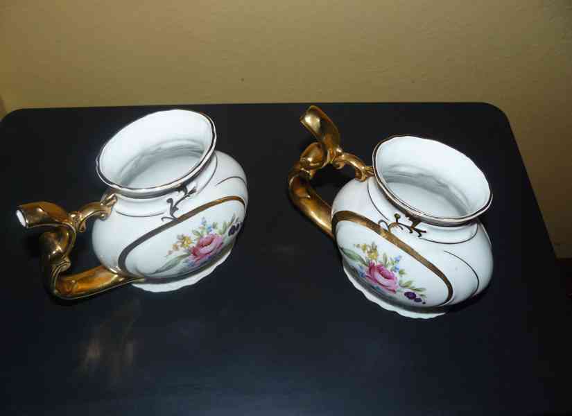 Porcelánový pohár s hrdlem 140x108x75 mm (pítko) 2 ks (sada) - foto 4