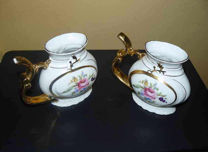 Porcelánový pohár s hrdlem 140x108x75 mm (pítko) 2 ks (sada) - foto 5