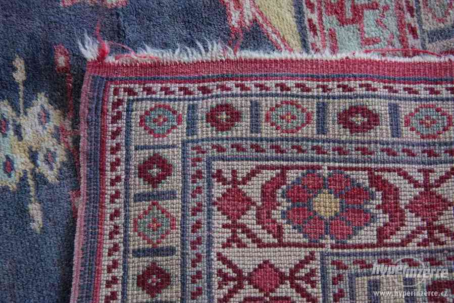 Starožitný koberec Kazak, ručně vázaný - foto 4