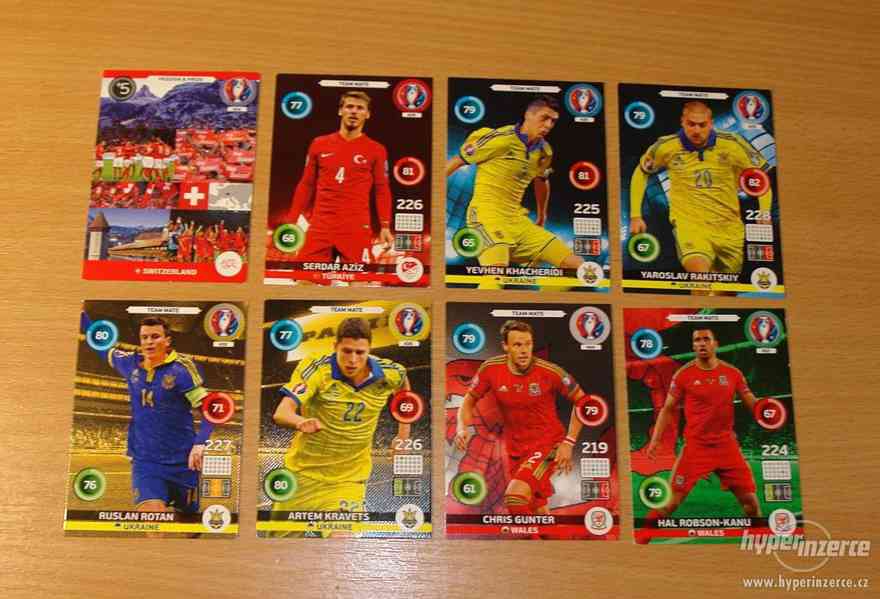 Fotbalové karty EURO 2016 - prodej nebo výměna - foto 5