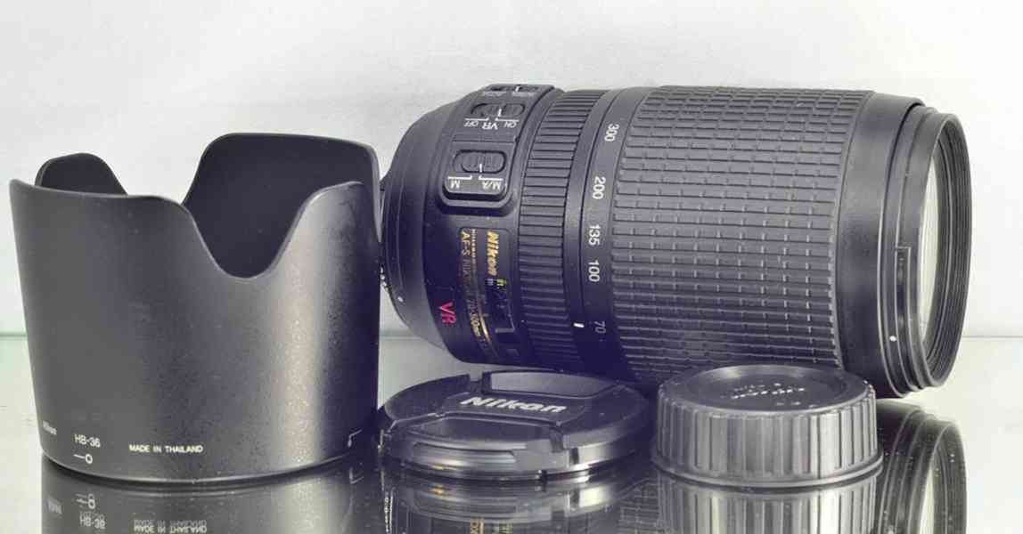 Nikon AF-S 70-300mm f/4.5-5.6 G ED VR*FX ZOOM*UV - foto 3