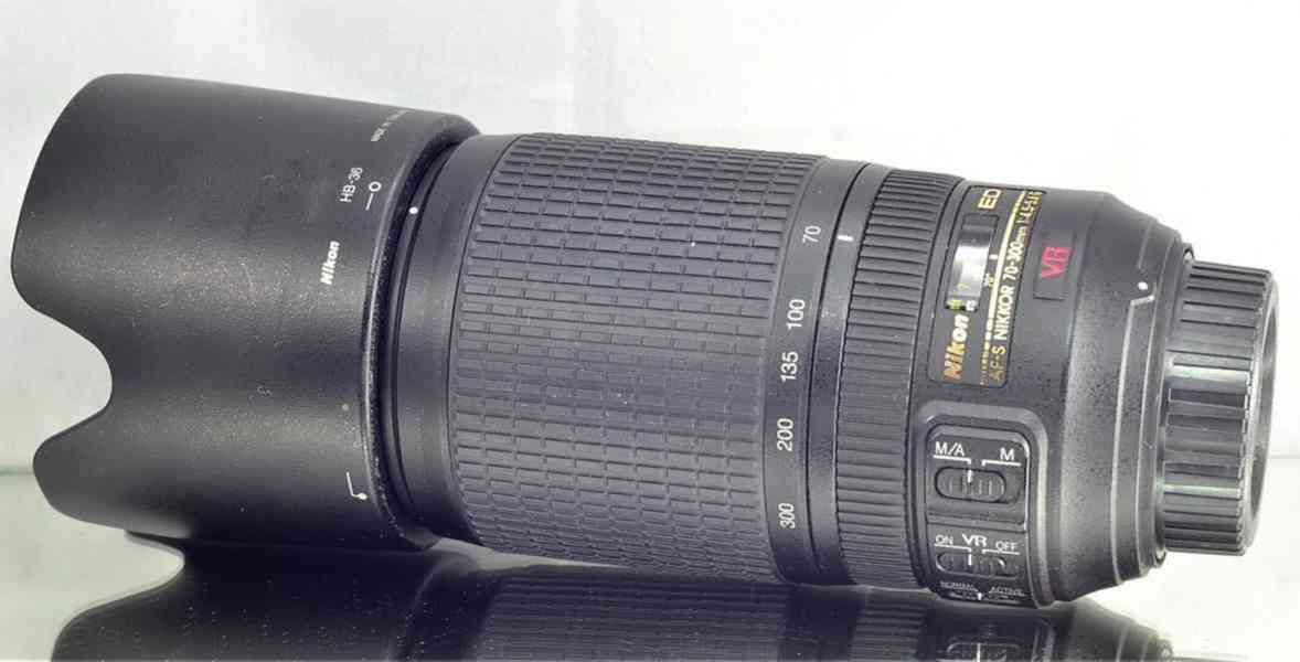 Nikon AF-S 70-300mm f/4.5-5.6 G ED VR*FX ZOOM*UV - foto 9