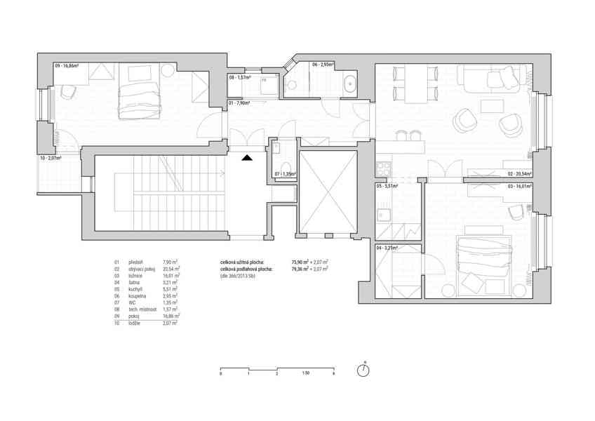 Prodej bytu 3+kk 79 m² - foto 22