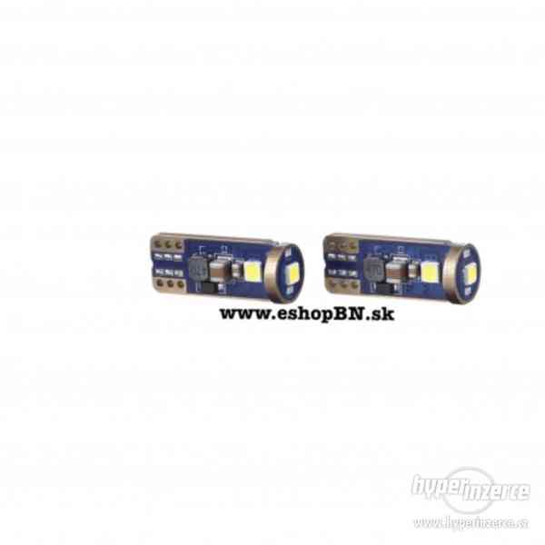 LED autožiarovka (2ks)pätica T10/w5w biela 3xLED Gold 3623, - foto 1