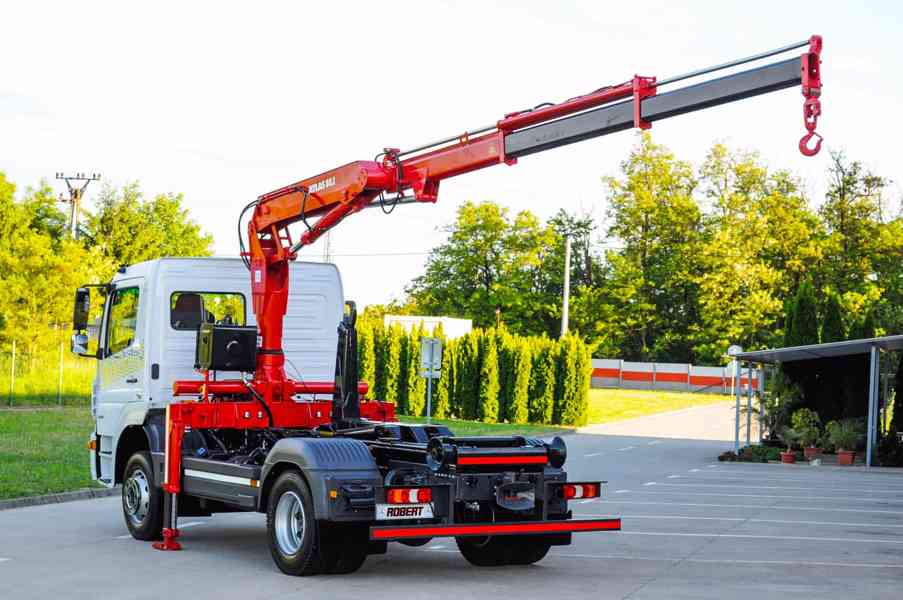 MERCEDES ATEGO HÁKOVÝ NOSIČ KONTEJNERŮ HYDRAULICKÁ RUKA EU6 - foto 104