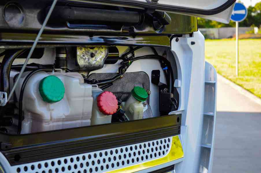 MERCEDES ATEGO HÁKOVÝ NOSIČ KONTEJNERŮ HYDRAULICKÁ RUKA EU6 - foto 39