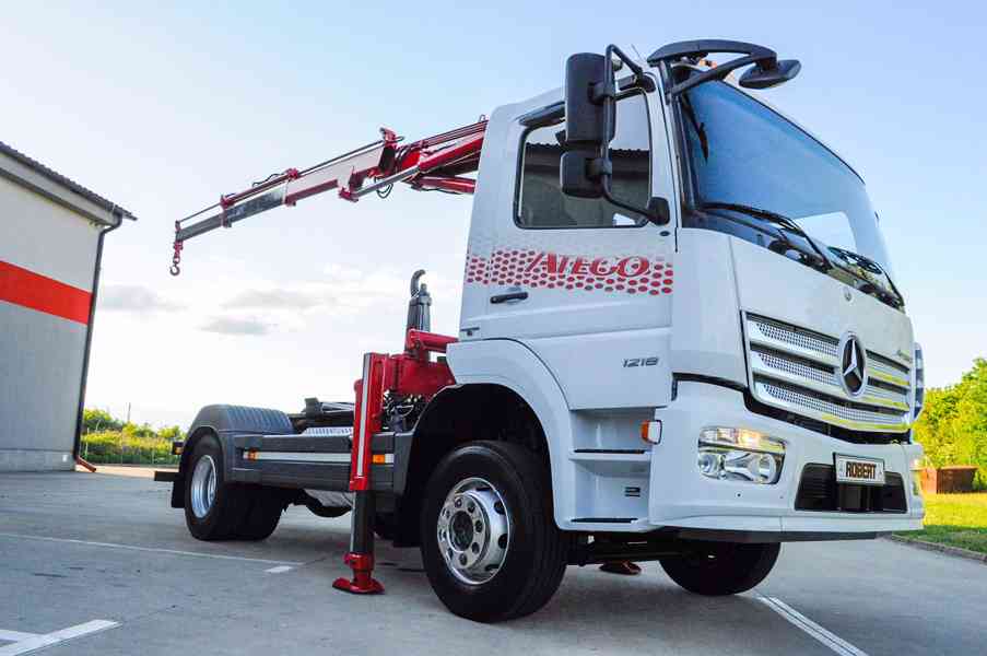MERCEDES ATEGO HÁKOVÝ NOSIČ KONTEJNERŮ HYDRAULICKÁ RUKA EU6 - foto 106