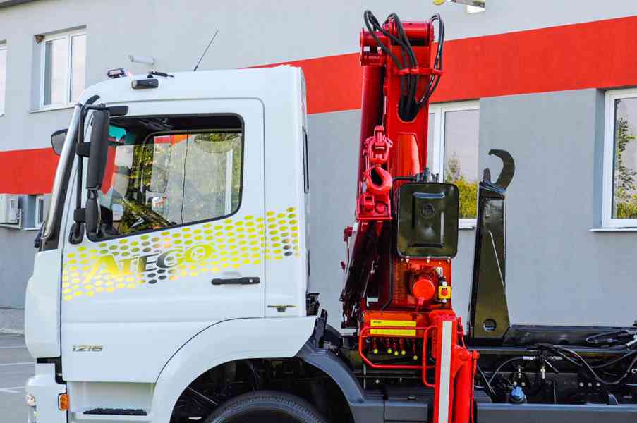 MERCEDES ATEGO HÁKOVÝ NOSIČ KONTEJNERŮ HYDRAULICKÁ RUKA EU6 - foto 76